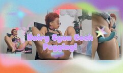 Pegging You With My Hairy Cyan Cock