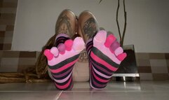 Jacqueline Sock Tease - 4K MP4