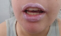 My Lips Explode with Magical Bubbles: Exfoliating My Lips for the First Time