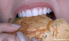 * 854x480p* Chewing & Digesting Food Vore Tease ,Pt 1 -Mp4