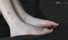 Tiny's Saliva Bath, with Tanya 720 HD Giantess Vore