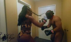 Chazzie's Boxing Beatdown CFNM