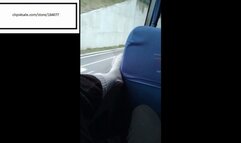 Caribean_feet11 itchy socked feet on the bus