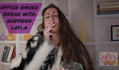 Office Smoke Break with Goddess Layla