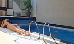 POOL SIDE FART DOMINATION