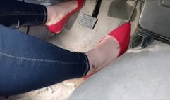 Driving in flat shoes