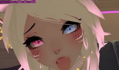 Shy Catgirl Puts on a Show for you ❤️solo Masturbation in Virtual Reality [VRchat] 3d Hentai Camgirl