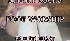 GODDESS STINKY SOCK, TOENAIL CLIPPINGS FOOTDUST WORSHIP!