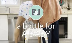 A bottle for a baby