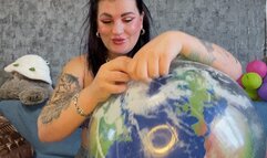 Val deflate globos beachball