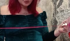 hellium heart balloon poping with cigarette