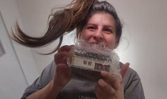 Giantess Ordered Ice Cream, But Got Tiny Lives Instead – Licking & Playing With My New Miniature Pets!