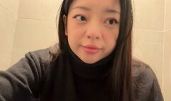 Constipated On A Public Toilet