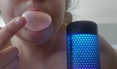 Bubblegum Chewing Close-Up – Popping, Stretching & Lip Smacking Sounds!