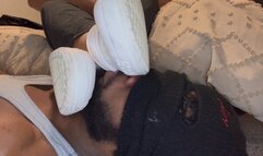 Week2 with my sweaty gym socks( turned handjob session)