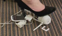 Angry trampling with High Heels on my old Camera