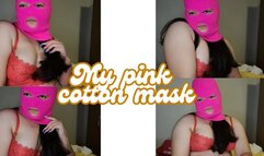 My pink cotton mask