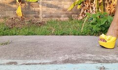 What pronounced bows and beautiful high heels (3)