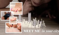 Giantess in an Ant City (footcrush, pussy vore, buttcrush)