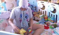 Stinky Playtime ABDL Diaper Handjob and Change