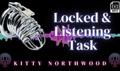 Cum In Chastity with my Locked and Listening British Audio Task