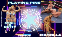 FFGMIX Playing Pins Betty and Sybil vs Katzilla mov