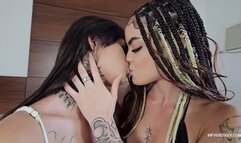 SUPER TEEN'S KISSES 18 YARS OLD VOL # 243 MIRELA LITTLE PRINCESS and ALEXIA BJAY NEW MF JAN 2025 CLIP 02