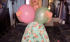 Non pop Balloon Play, Vibrator, Feet