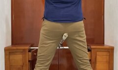 Destroying my balls after coming back from work