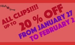 Promotion fetish focus secondo - All clips up to 20% OFF!