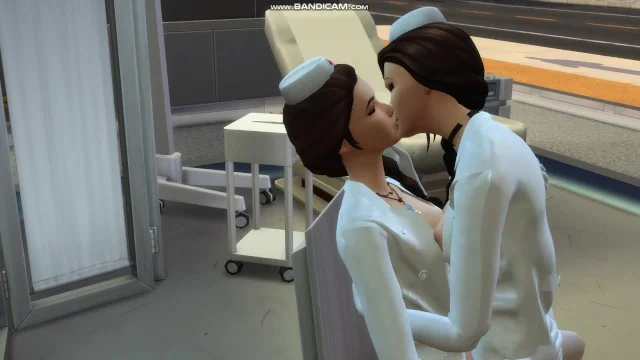 640px x 360px - Two Hot Nurses Have Some Fun With Each Other & Strapon In An Empty Doctor's  Office (Sims 4) Porn Video
