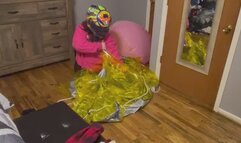 Shredding my popped islands and deflating beach ball