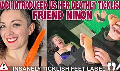 ADDI INTRODUCED US HER DEATHLY TICKLISH FRIEND NINON - FULL HD MP4
