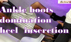 Ankle boot shoejob heel insertion bgm