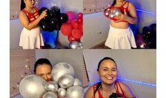 The Queen of Balloons Explodes Garland