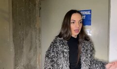 Grace meets her friend police woman Gaia at the airport