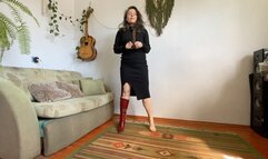 tearing sexy dress avi