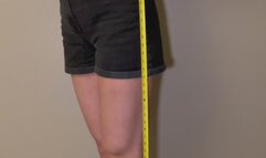 Measuring a 6'7' Woman!