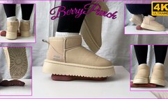 Ugg Boot Cock Trampling - She Was Viciously Trampling On The Sperm - Cockbox - Cock Crush - Shoejob - Bootjob - Foot Fetish - CBT - 4K