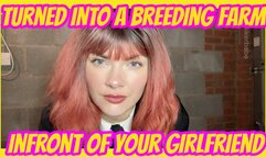 Turned into a breeding farm infront of your girlfriend