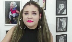 Smoking Girls 120's Close face and Lips Model Andressa 34 (Mp4 1920X1080)