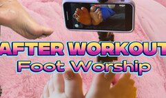 After WorkOut Foot Worship