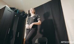 Big Ass Hot Bride's Sexy Wedding Dress Tryon