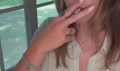 Elle Lyon Can Be Sexy Doing Anything, as Long as She's Smoking