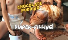 Harley's Chocolate Pudding Messy Diaper