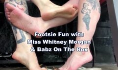 Whitney Morgan & Babz On the Rox Footsie Fun - wmv