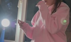 SMOKING YULIANA SEXY LEGGINS NOSE EXHALES