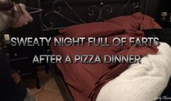 SWEATY NIGHT FULL OF FARTS AFTER A PIZZA DINNER