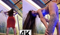 1588 stripper dress off and bend over - 4K