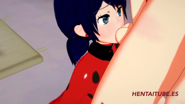 Anime Blowjob Hentai Cum - Miraculus Hentai - Lady Bug Handjob And Blowjob With Cum In Her Mouth Porn  Video